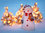 Postcard "snowman with a star"